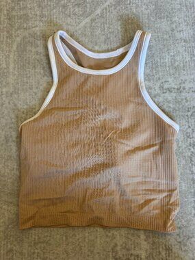 Lululemon Ebb to Street Cropped Racerback Tank Top